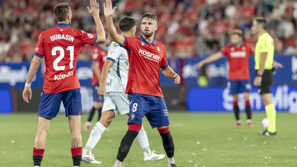 Osasuna vence al Getafe en El Sadar y suma siete puntos en tres jornadas
