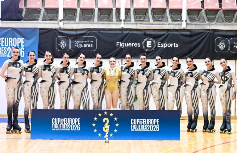 El CPA Noáin logra el bronce europeo en patinaje artístico