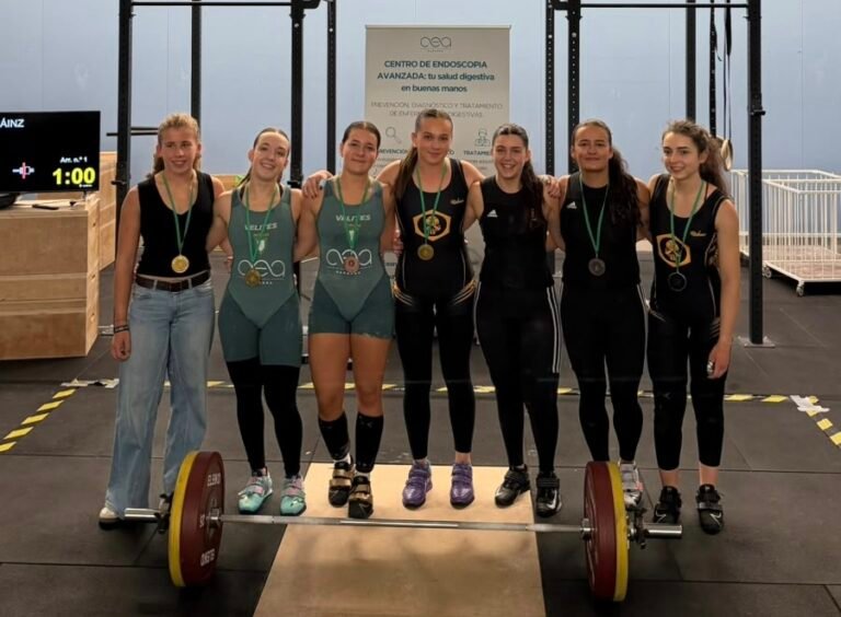 La cantera navarra de halterofilia brilla en los Campeonatos Navarros Sub-15 y Junior