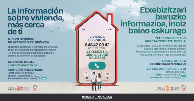 Navarra unifica la atención telefónica sobre vivienda con un nuevo número