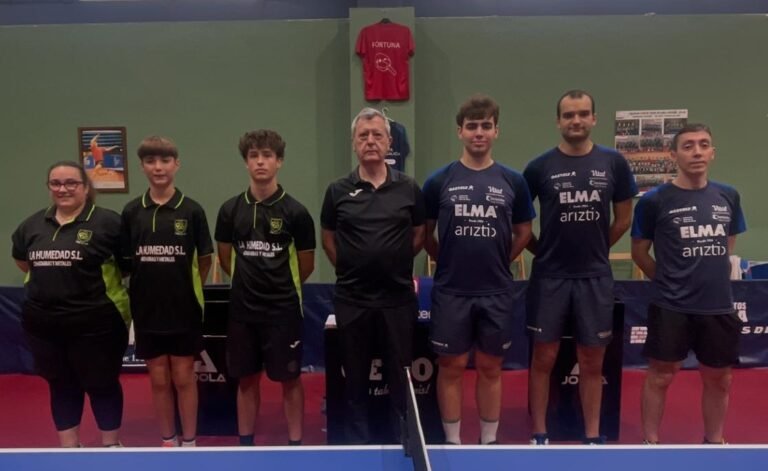 Resultados dispares para los equipos navarros de tenis de mesa