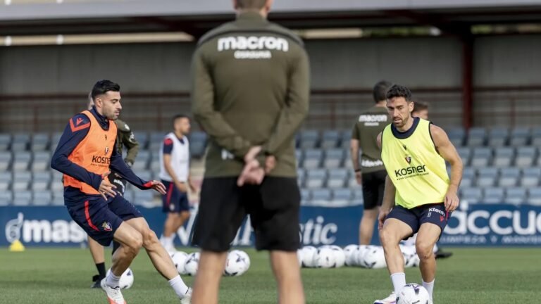 Osasuna vuelve al trabajo con la mirada puesta en el Espanyol