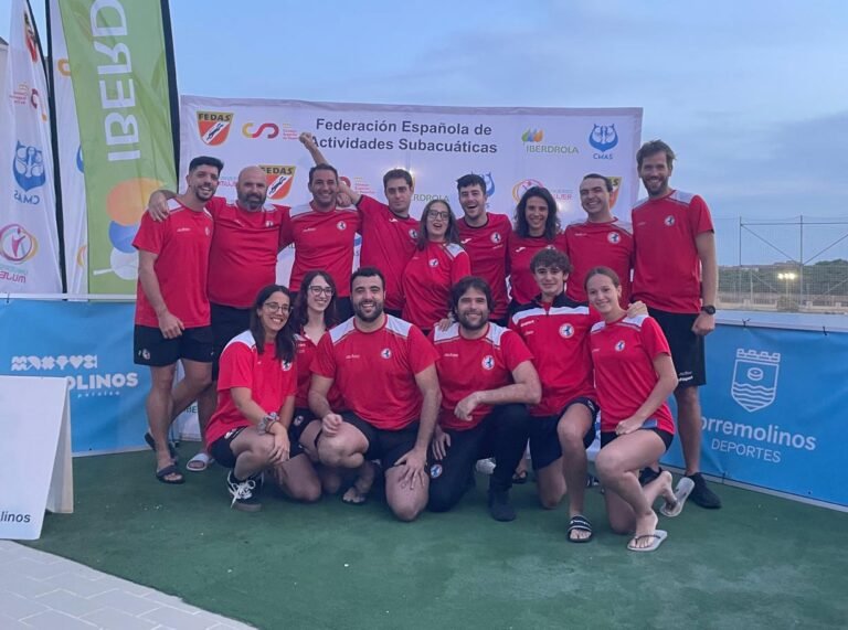 La Selección Navarra de Rugby Subacuático logra el quinto puesto en el Campeonato de España