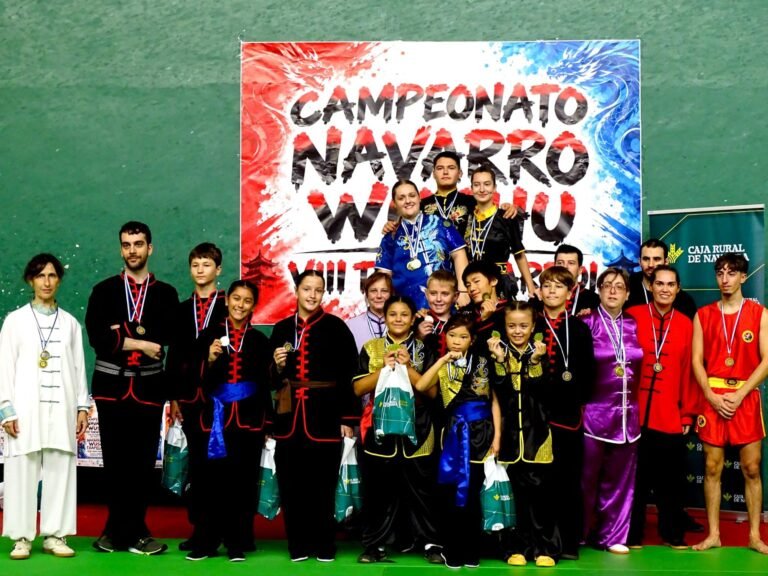 El Campeonato Navarro de Wushu reúne en Zizur Mayor a los mejores deportistas navarros
