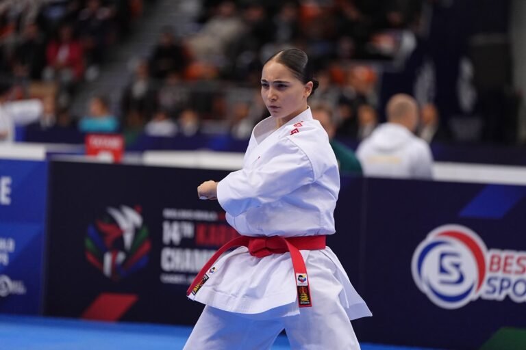 La navarra Anastasia Chaphidze conquista el bronce en el Mundial de Karate