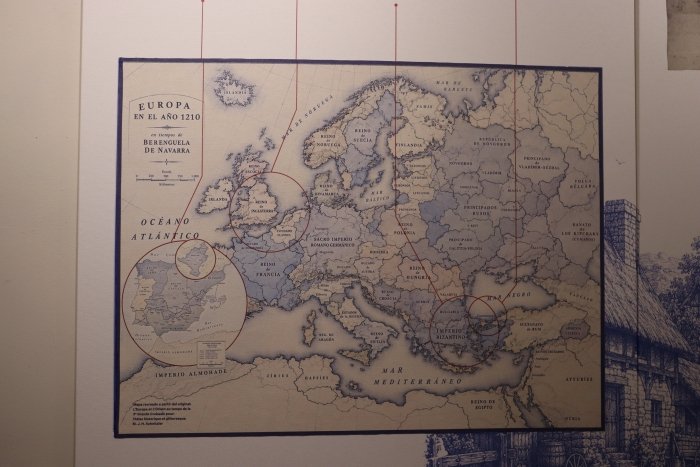 Tudela corrige el mapa de la exposición de Berenguela tras omitir el Reino de Navarra