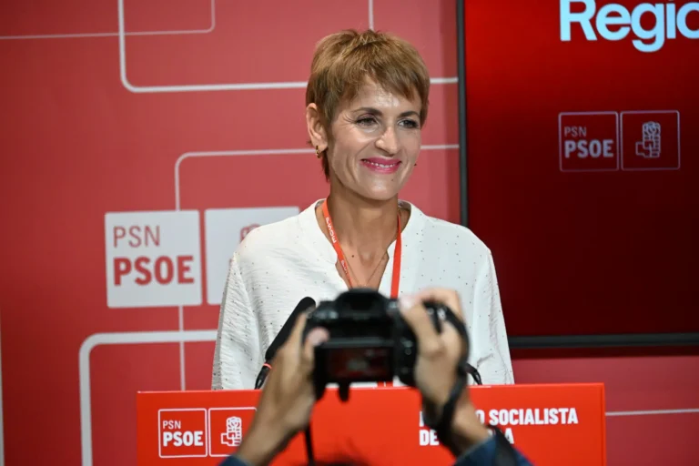 María Chivite formalizará hoy su candidatura para volver a presidir Navarra