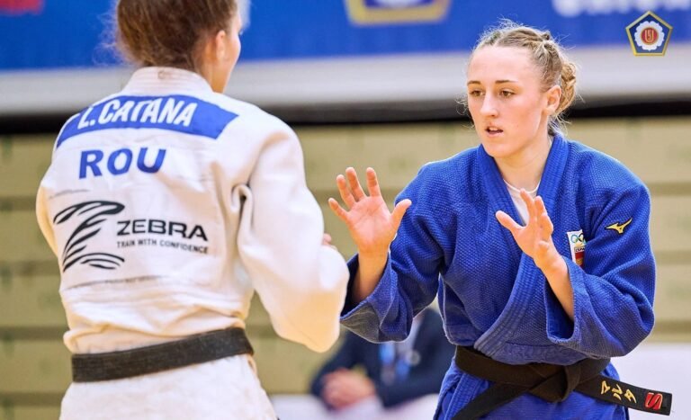 La navarra Marta Beorlegui compite en el Campeonato de Europa Sub-23 de judo en Nápoles