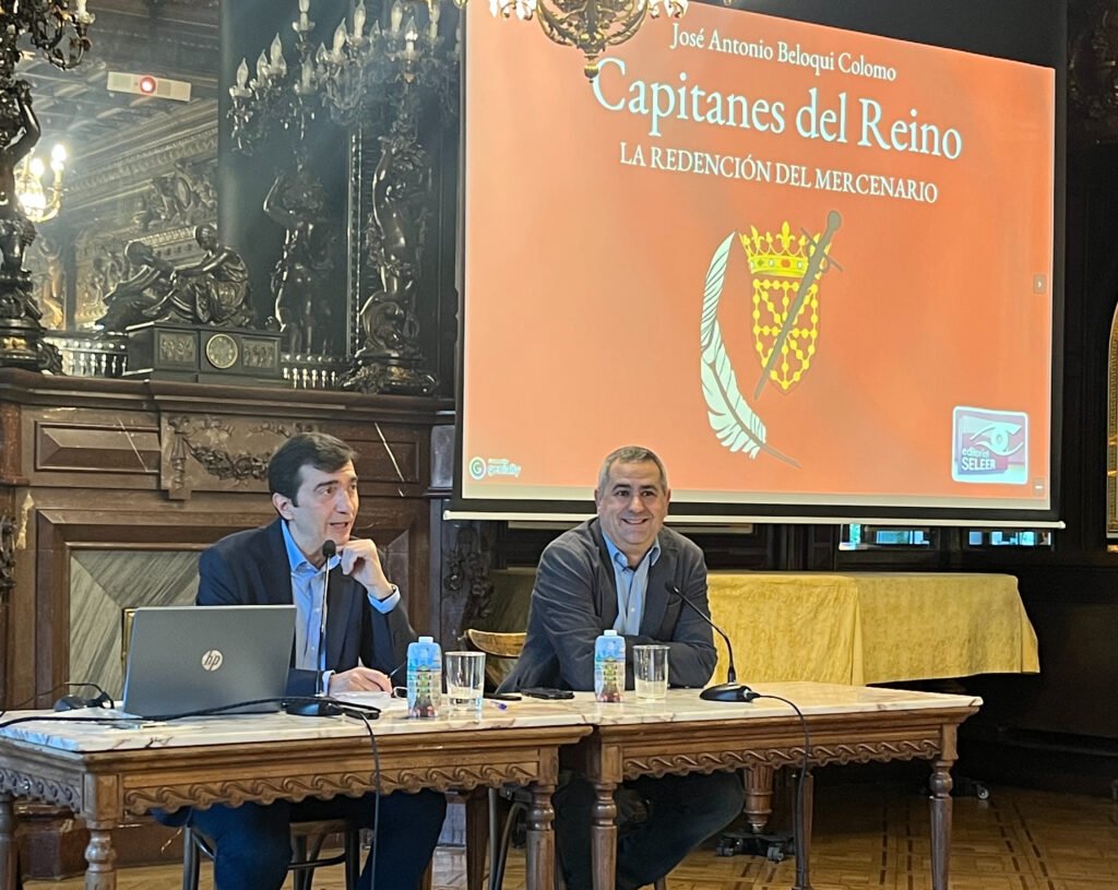 José Antonio Beloqui presenta en Pamplona ‘Capitanes del Reino: La redención del mercenario’, su tercera obra