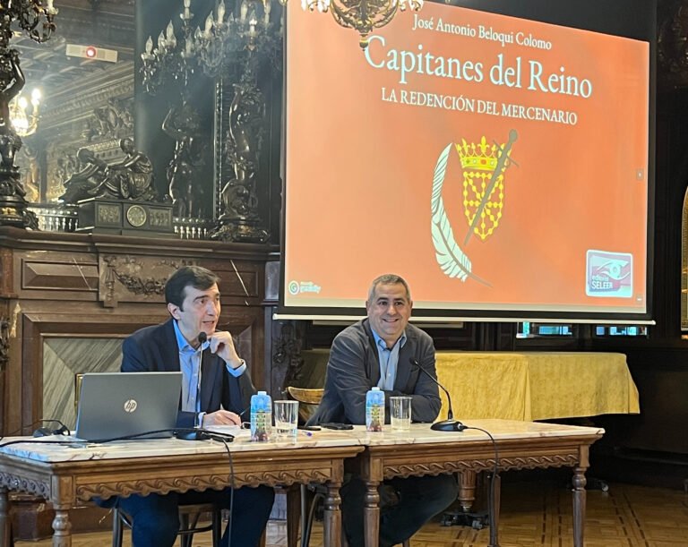 José Antonio Beloqui presenta en Pamplona ‘Capitanes del Reino: La redención del mercenario’, su tercera obra