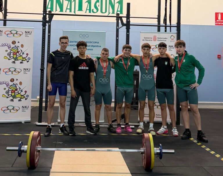 La halterofilia navarra cierra los Juegos Deportivos con varios récords autonómicos